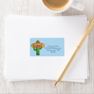 Cactus Cowboy Westerse Stijl Custom Etiket