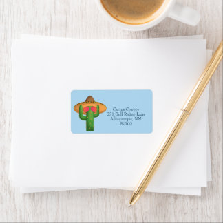 Cactus Cowboy Westerse Stijl Custom Etiket