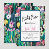 Cactus Crew - Uitnodiging voor Bach-feest (Voorkant / Achterkant)