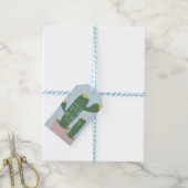 Cactus Cupcakes Baby shower Hartelijk dank Cadeaulabel (Met Touw)