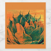 Cactus Custom Wijn Label Etiket (Enkel label)