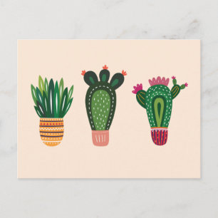 Cactus Cute Briefkaart