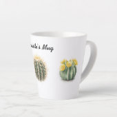 Cactus d'aquarelle de latte Mug (Angle droit)