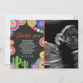 Cactus de Mexicain de carte de remerciements de (Devant)