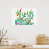 Cactus de vacances de Noël Impression Sud-Ouest Dé (Cuisine)