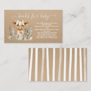 Cactus de vache Highland Livres pour carte de boît