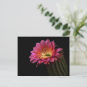 Cactus Delight Blooming Briefkaart (Staand voorkant)