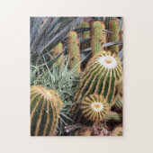 Cactus Désert Arid Garden Nature Puzzle (Vertical)