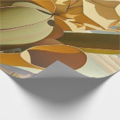 Cactus Desert Boho Cadeaupapier (Hoek)