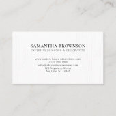 Cactus Desert Flower Abstract Boho Cacti Visitekaartje (Achterkant)