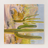 Cactus Desert Jigsaw Puzzle – Southwestern Puzzle Legpuzzel (Horizontaal)