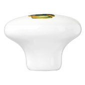 Cactus Desert Plant Boho Rustic Zuidwest Keramische Knop (Zijkant)