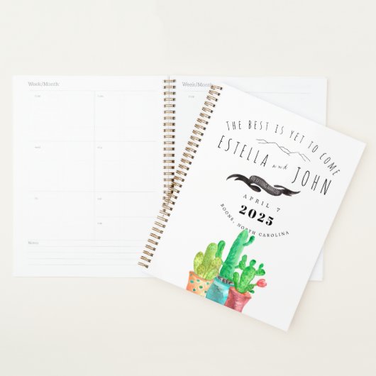 Cactus Desert Save the Date Wedding Planner (Display)