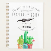 Cactus Desert Save the Date Wedding Planner (Voorkant)