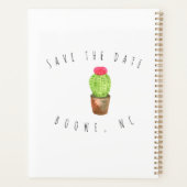 Cactus Desert Save the Date Wedding Planner (Achterkant)
