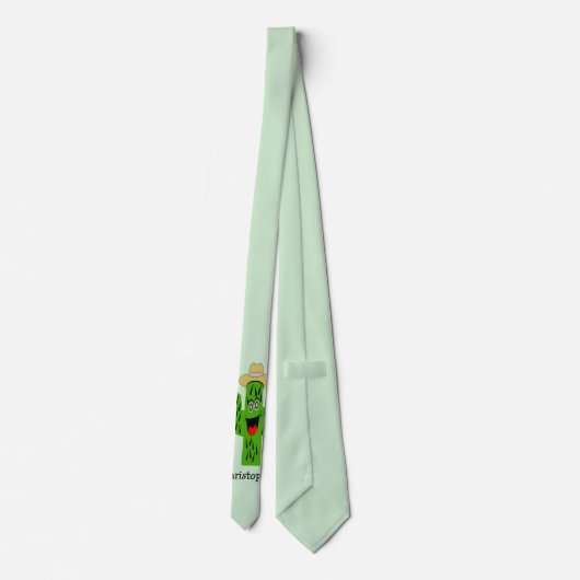 Cactus Design Personalized Stropdas (Achterkant)