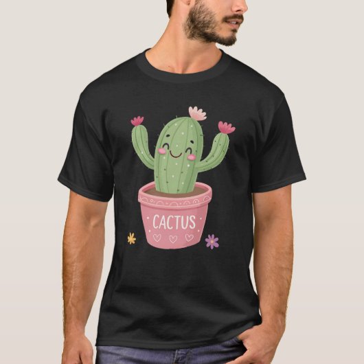 Cactus - Design unique de T-shirts inspirés du dés (Devant)
