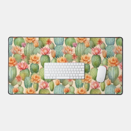 Cactus Desk Mat (Keyboard & Muis)