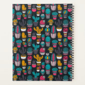 Cactus dessinés à la main dans le Motif Style d'es (Dos)