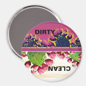 CACTUS DISHWASHER MAGNEET (Voorkant / Achterkant)