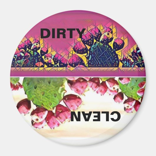 CACTUS DISHWASHER MAGNEET (Voorkant)