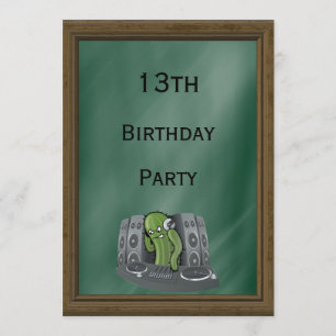 Cactus DJ 13th Birthday Kaart