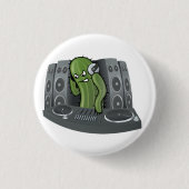 Cactus Dj Buttonnen Ronde Button 3,2 Cm (Voorkant)