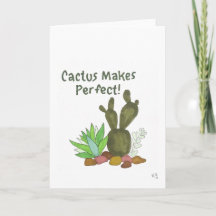 Cactus Donne Une Carte Parfaite