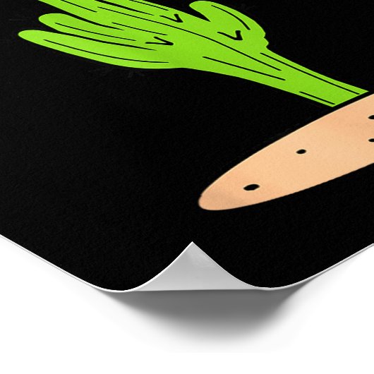 Cactus Don't Be A  Poster (Hoek)