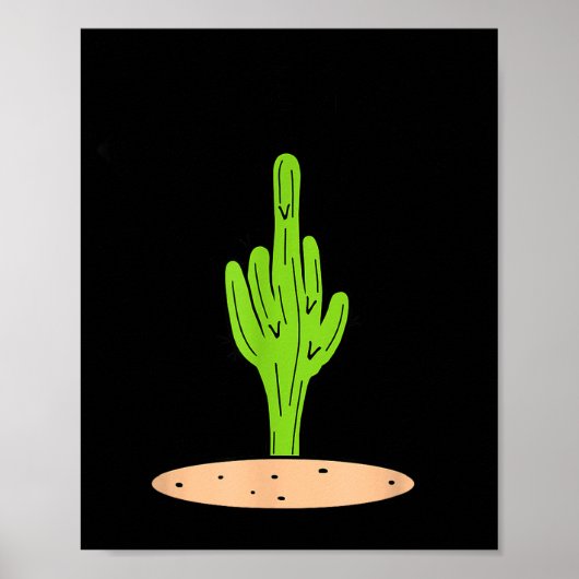 Cactus Don't Be A  Poster (Voorkant)
