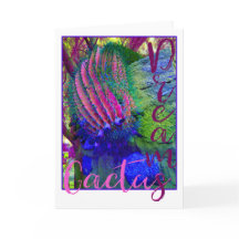 Cactus Dreams blank notecard