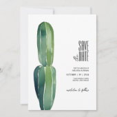 Cactus Droom · Modern Desert Chique · Botanische B Save The Date (Voorkant)