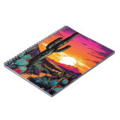 Cactus du désert Abstrait | Journal carnet (Côté gauche)