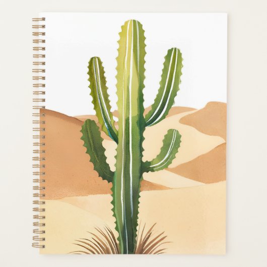 Cactus du désert | Cactus verts à l'aquarelle (Devant)