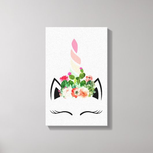 Cactus Eenhoorn Canvas (Voorkant)