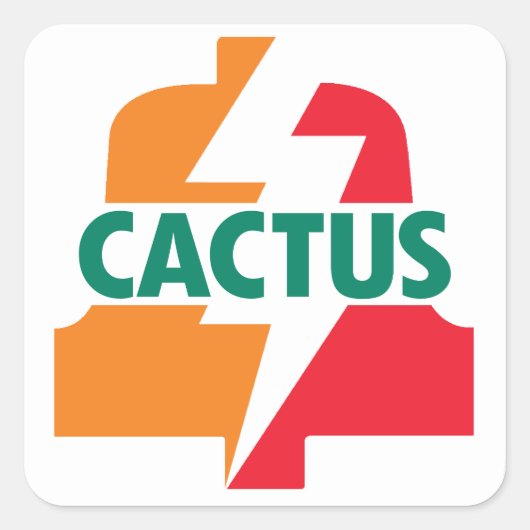 Cactus Eleven Bell sticker ontwerp door Robitussin (Voorkant)