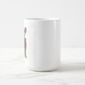 Cactus en fleur avec fleurs rouges 1 Mug café (Centre)