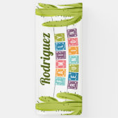 Cactus en Papel Picado Garland Texas Spandoek (Verticaal)