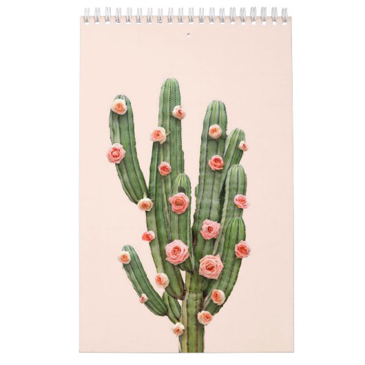 Cactus en Rozen Kalender (Hoes)