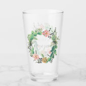 Cactus en Succulent Wedding Glas (Voorkant)