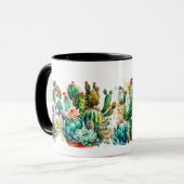 Cactus en succulenten mok (Voorkant links)