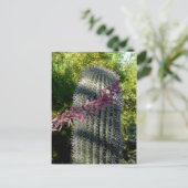 Cactus et fleurs Carte postale (Debout devant)