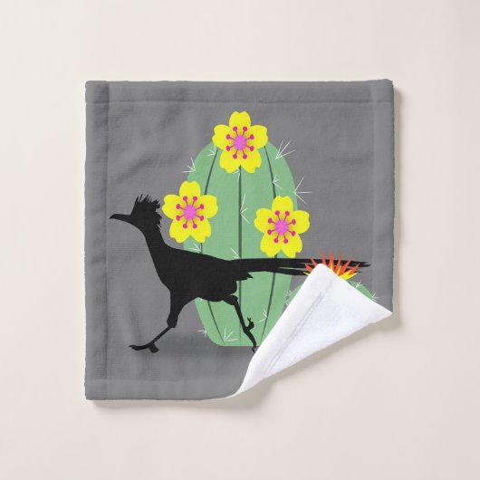 Cactus Et Roulements (Gant de toilette)
