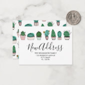 Cactus Faire-part itinérants (Devant/Arrière en situation)