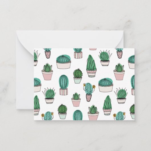 Cactus Faire-part itinérants (Dos)