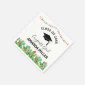 Cactus fiesta Graduation Party papieren servetten (Hoek)