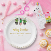 Cactus Fiesta Papieren Bordje (Feest)