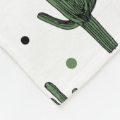 Cactus Fleece Deken (Hoek)