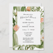 Cactus Floral Desert Wedding Rehearsal Dinner Kaart (Voorkant)