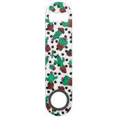 Cactus Floral Hexagon Motif Aquarelle Monogramme (Dos)